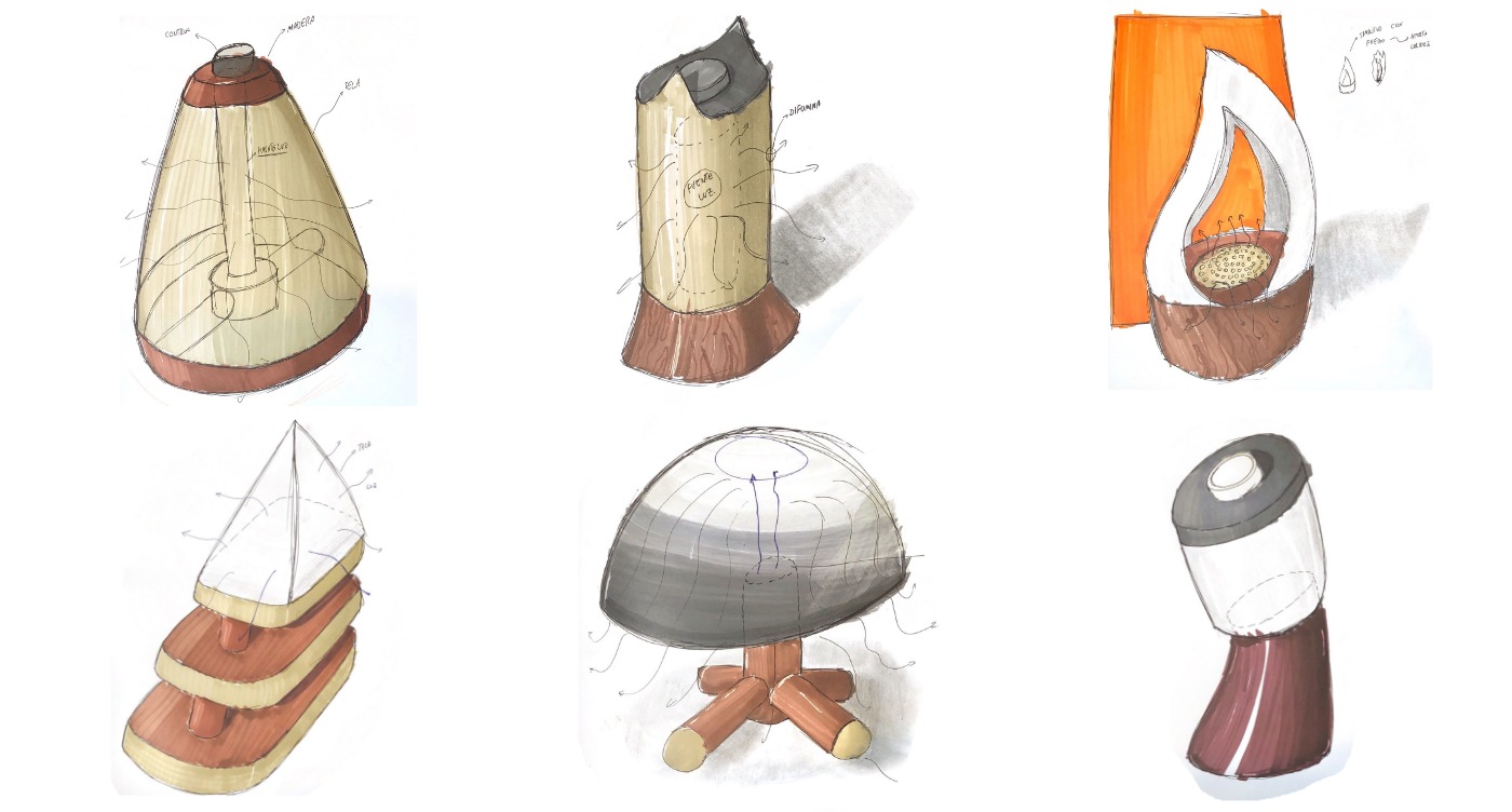 Sketches de exploración de forma