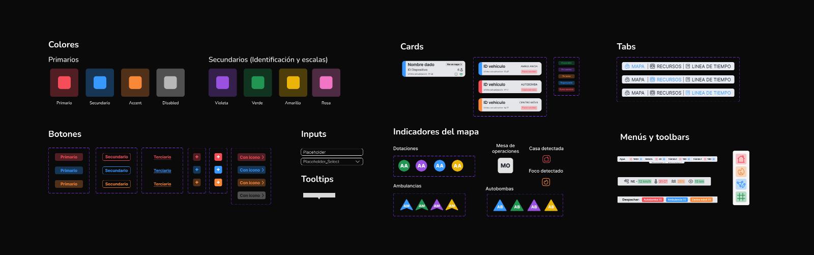 UI Kit, bloque 1 (colores y botones)