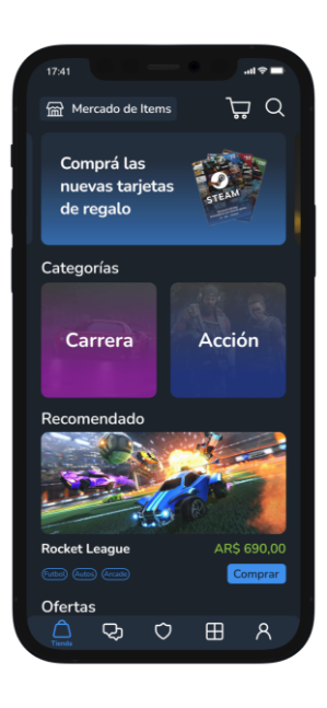Tienda, recomendados